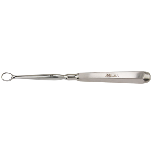 Miltex® Piffard Dermal Curette, Oval, Size 4 - 6.5" (164 mm)